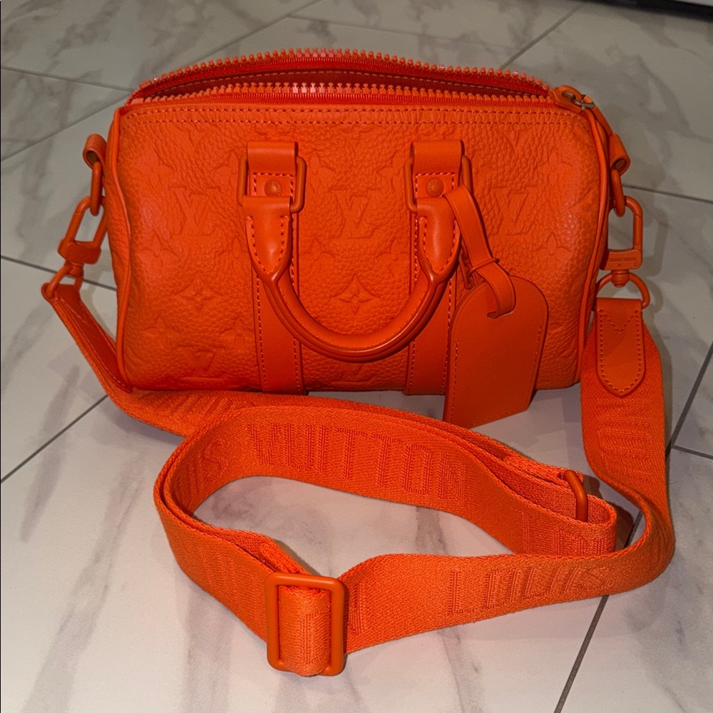 Louis Vuitton Vibrant Orange Crossbody Bag